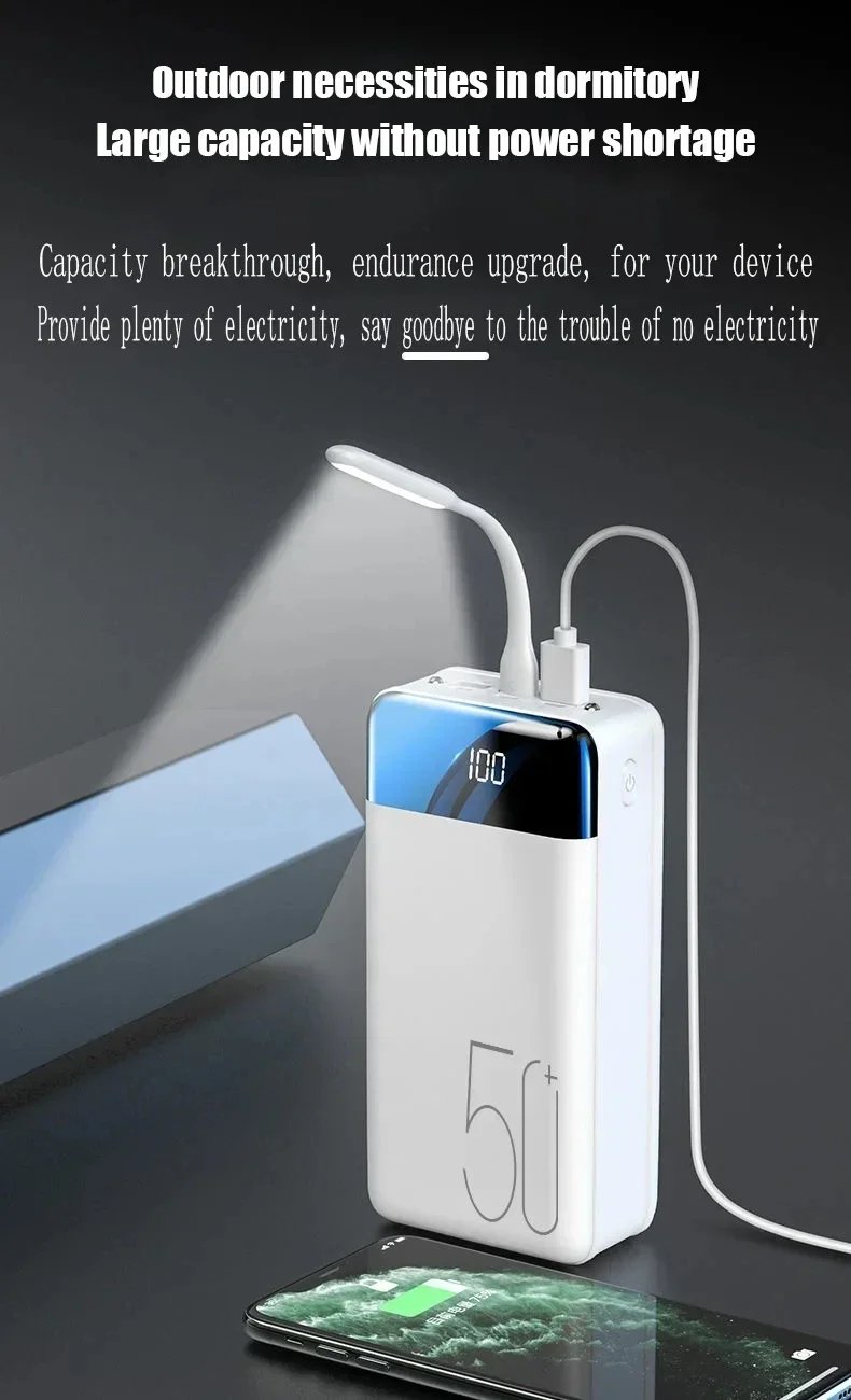 MSL 2024 New Wireless Power Bank 200000mAh Portable Power Supply