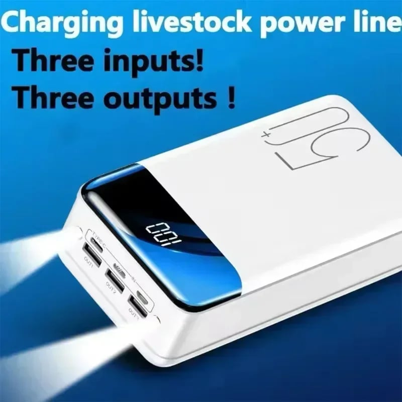 MSL 2024 New Wireless Power Bank 200000mAh Portable Power Supply