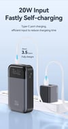 MSL Mini Power Bank 10000mAh 33W PD Fast Charging External Battery