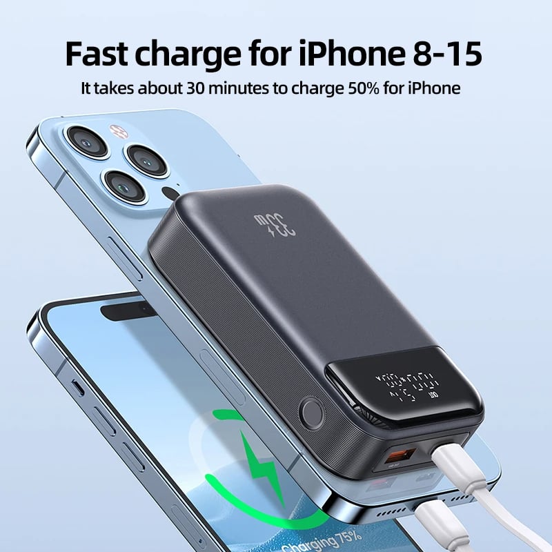 MSL Mini Power Bank 10000mAh 33W PD Fast Charging External Battery