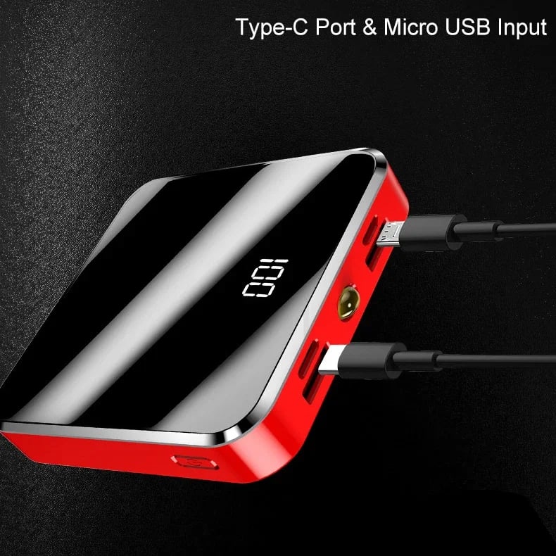 MSL 20000mAh Mini Large Capacity Power Bank Portable Digital Display Fast Charging