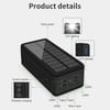 MSL 100000mAh Power Bank Magnetic Wireless Super Fast Charge 4USB 2.1A Solar Charging Powerbank