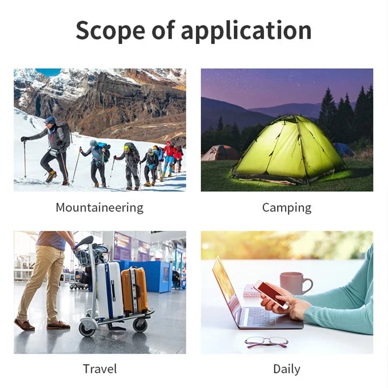 MSL 100000mAh Power Bank Magnetic Wireless Super Fast Charge 4USB 2.1A Solar Charging Powerbank