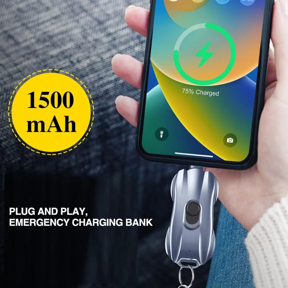 MSL Mini Power Bank Keychain Fast Charging Type-C