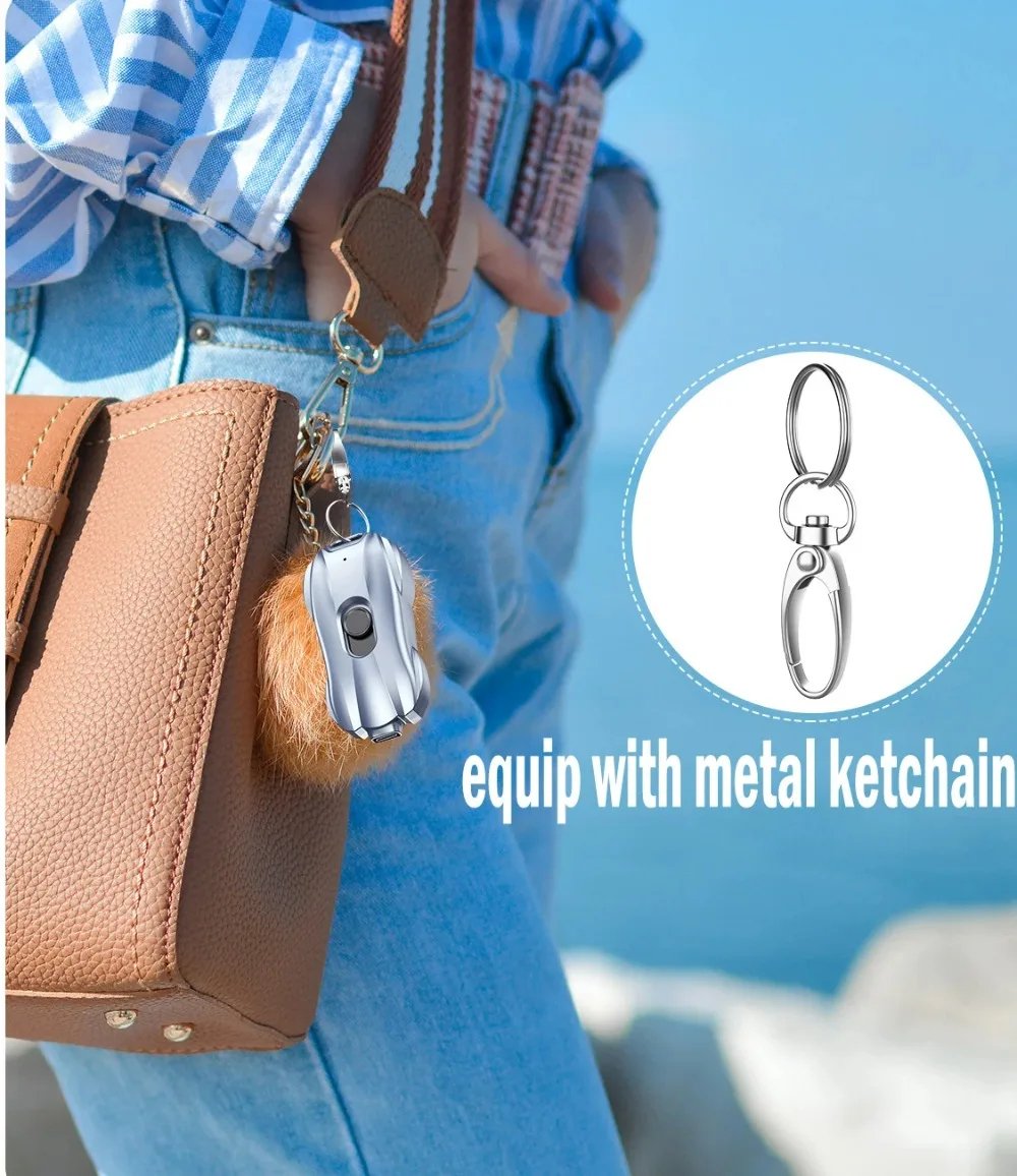 MSL Mini Power Bank Keychain Fast Charging Type-C