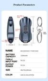 MSL Mini Power Bank Keychain Fast Charging Type-C
