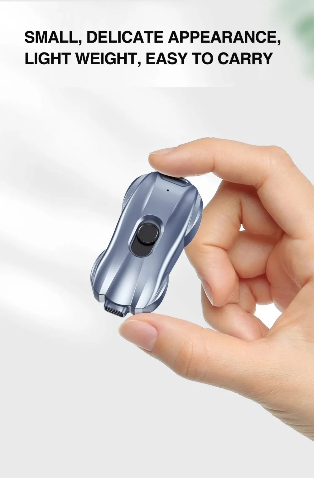 MSL Mini Power Bank Keychain Fast Charging Type-C