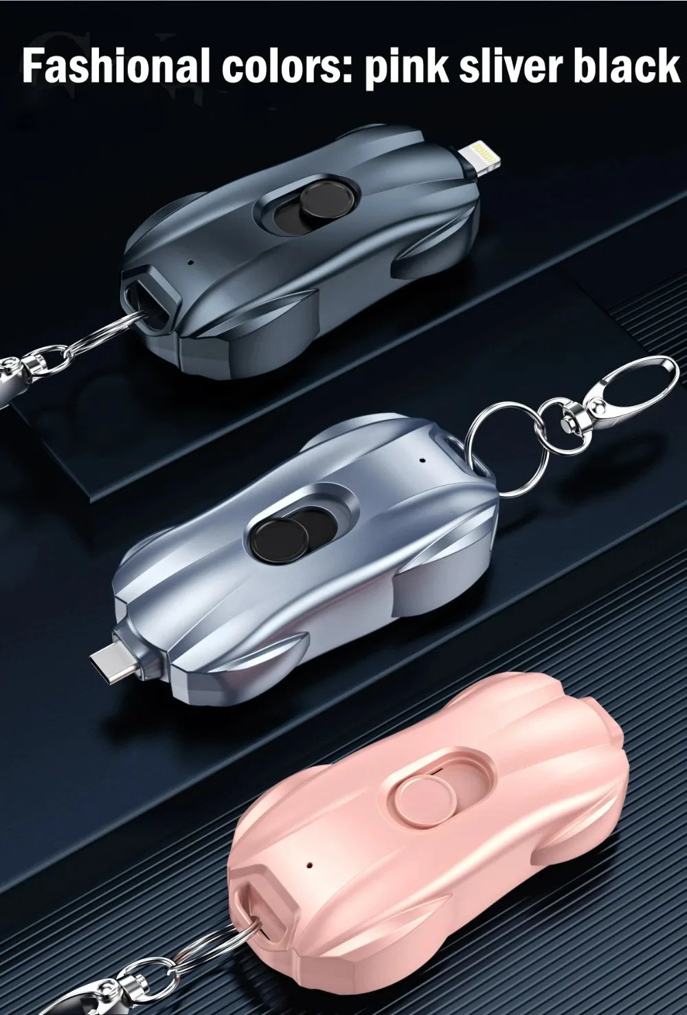 MSL Mini Power Bank Keychain Fast Charging Type-C