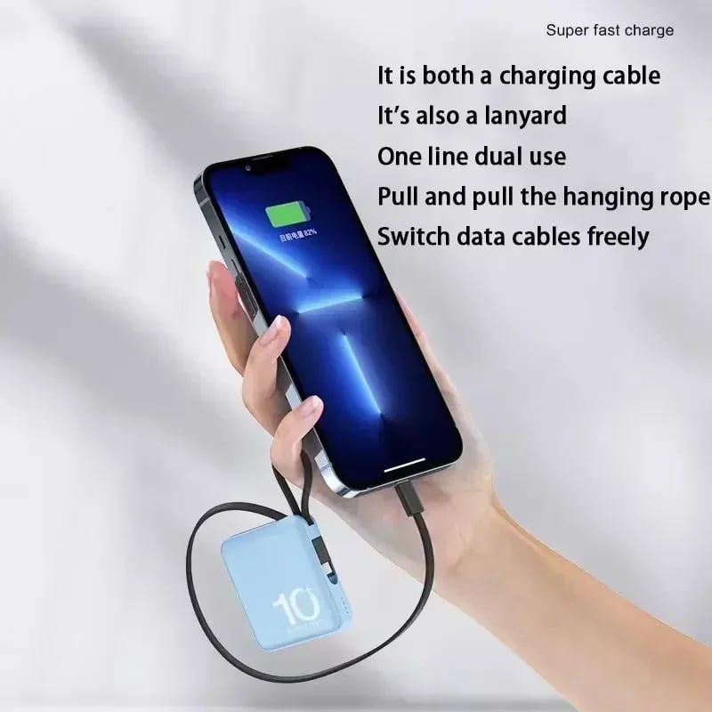 MSL 50000mAh Power Bank Mini Fast Charge Portable External Battery