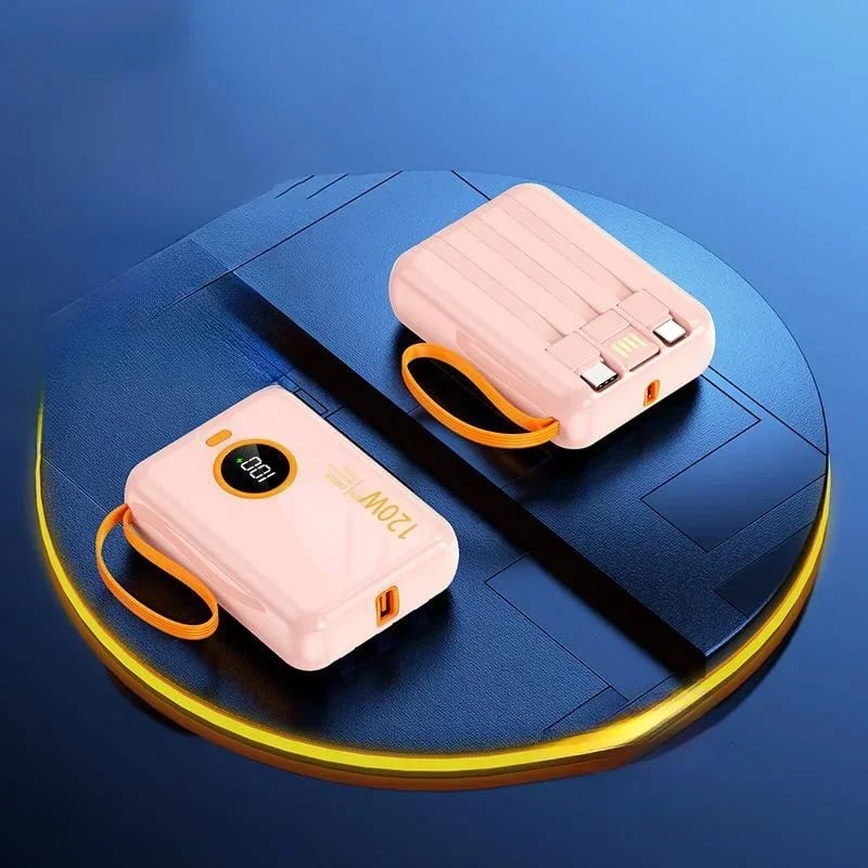 MSL Mini 120W Power Bank High-Capacity Fast Charging Portable Backup