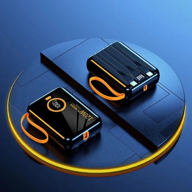 MSL Mini 120W Power Bank High-Capacity Fast Charging Portable Backup