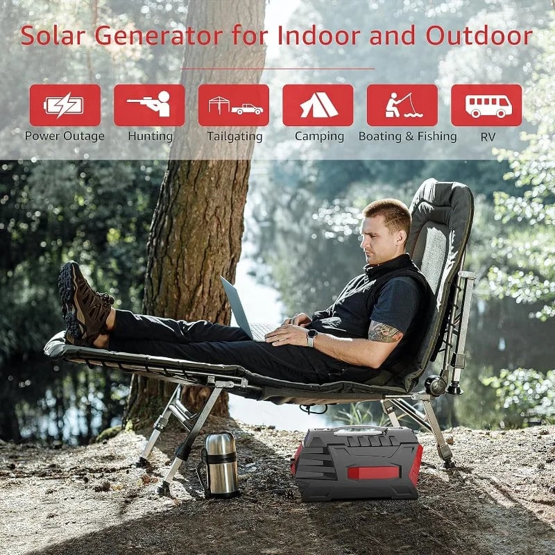 MSL 500W Portable Power Bank with AC Outlet for Home and Outdoor Use
