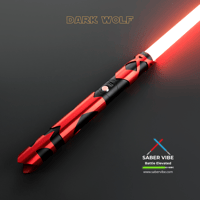 Image 2 of Saber Vibe Dark Wolf Lightsaber – Unleash the Beast 