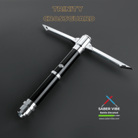 Image 2 of Saber Vibe Trinity Crossguard Lightsaber – A Modern Weapon with a Medieval Soul