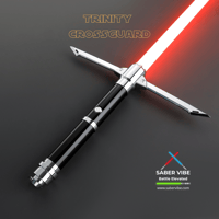 Image 5 of Saber Vibe Trinity Crossguard Lightsaber – A Modern Weapon with a Medieval Soul