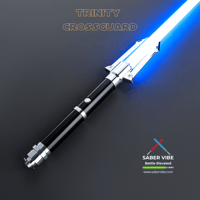 Image 6 of Saber Vibe Trinity Crossguard Lightsaber – A Modern Weapon with a Medieval Soul