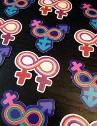 Image 3 of Autistic LGBTQ Stickers