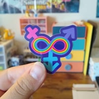 Image 2 of Autistic LGBTQ Stickers