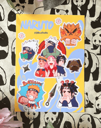 Image 3 of Naruto Sticker Sheet 