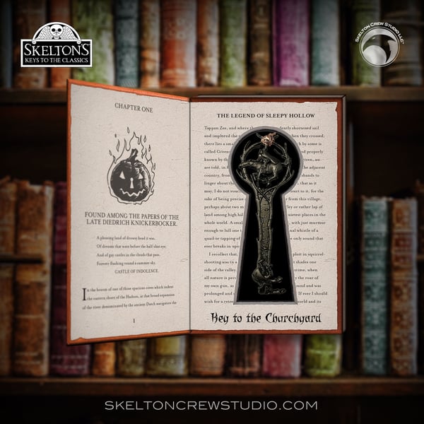 Image of Skelton's Keys to the Classics: Key to the Churchyard from The Legend of Sleepy Hollow!