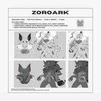 ZOROARK LINEART TEMPLATE