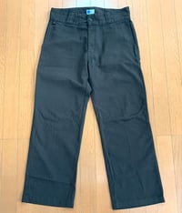 Image 1 of Japan Blue Jeans poly/cotton brown work pants, size L (33”)