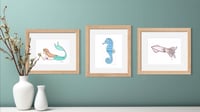Image 2 of Blue Seahorse, 2022 (Print)
