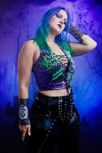 Image 3 of XS-M Misfits Lace Up Vest