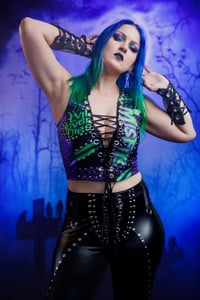 Image 2 of XS-M Misfits Lace Up Vest