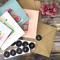 Image 4 of Set of 4 - Holiday greeting cards 