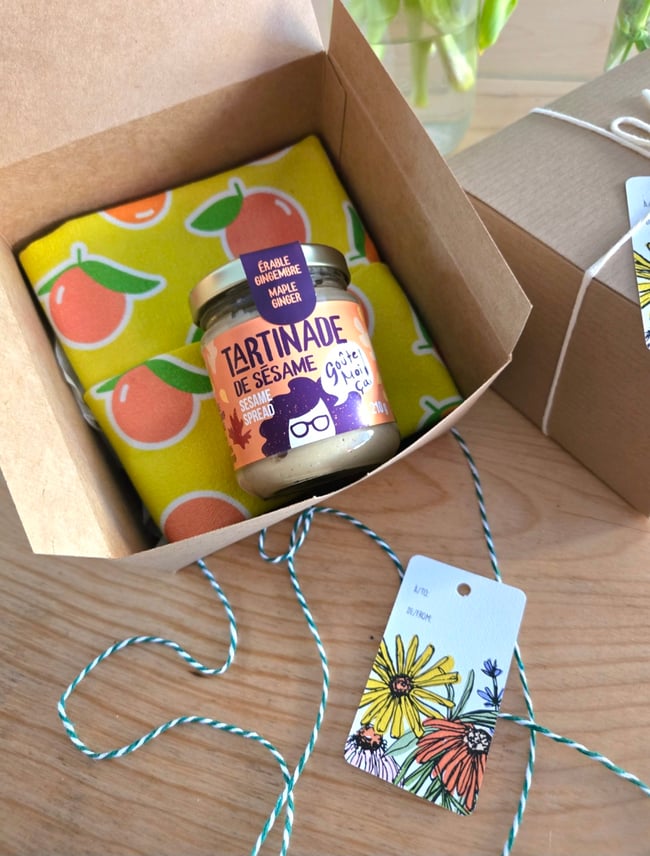 Giftbox: Sesame spread and Tea Towel