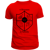 Red Tee- 4 houses 1 family