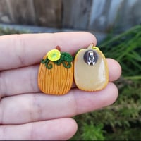 Image 2 of Pumpkin Harvest Earrings 