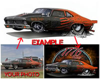 Image 1 of Custom artistic rendering of your ride. 