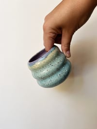 Image 2 of Blue/Purple Speckled Bubble Cup