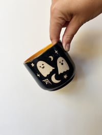 Image 1 of *Seconds* Black/Orange Ghostie Bowl