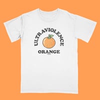 Image 1 of ULTRAVIOLENCE ORANGE TEE