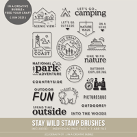 Stay Wild Stamp Brushes (Digital)