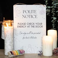 Check Your Energy Sign
