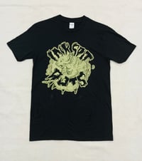 Image 1 of InkSpit Rats Black T-shirt with Beige print