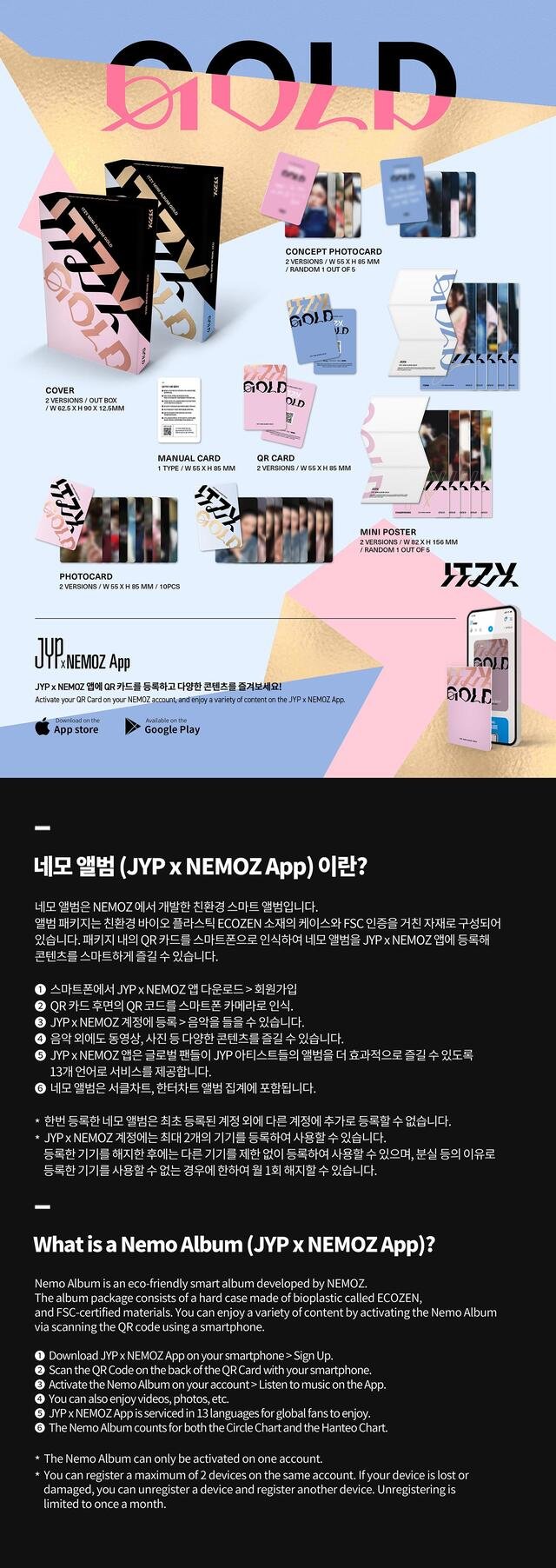 Image of ITZY GOLD Platform Nemo Ver.