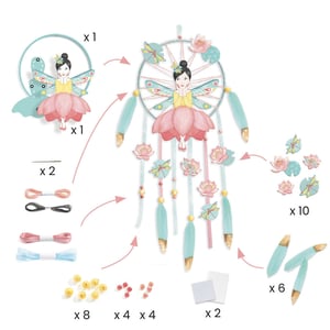 Image of Do It Yourself Lotus Fairy Dreamcatcher
