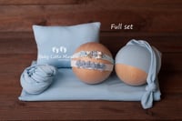 Image 12 of Julia fabric backdrop wrap pillow hat