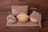 Image 11 of Julia fabric backdrop wrap pillow hat