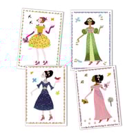 Image 3 of Dresses Through Seasons Stickers And Paper Dolls