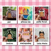 Image 1 of Pāpale Pēpē Hawaiʻi Food Sticker