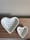 Image of 2 faisselles cœur porcelaine