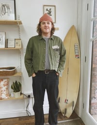 Image 2 of Fereday: Cropped Field Jacket Olive