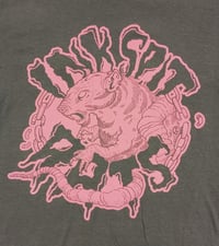 Image 4 of Multiple colour InkSpit Rats Charcoal t-shirts. Two different colour combinations!