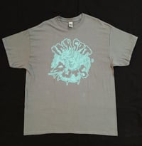 Image 3 of InkSpit Rats Logo T-shirts with Turquoise print